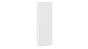 Шкаф угловой одностворчатый Порто (366) СМ-393.07.231 (Белый жемчуг/Белый софт) в Ишиме
