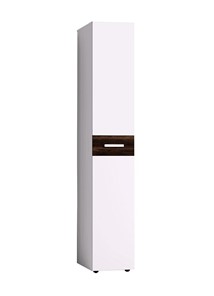 Шкаф для одежды Норвуд 55, Белый-Орех шоколадный в Тюмени