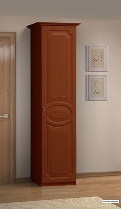 Шкаф-пенал Ивушка-5, цвет Итальянский орех в Заводоуковске - изображение