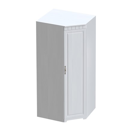 Распашной шкаф угловой Прованс, Бодега белая/Платина премиум в Ишиме - изображение