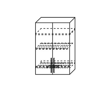 Шкаф кухонный Мыло, настенный двухдверный с сушкой 918*600*320, ШС 600/918 в Тюмени - предосмотр