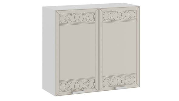 Кухонный шкаф Долорес 1В8 (Белый/Крем) в Тюмени - изображение