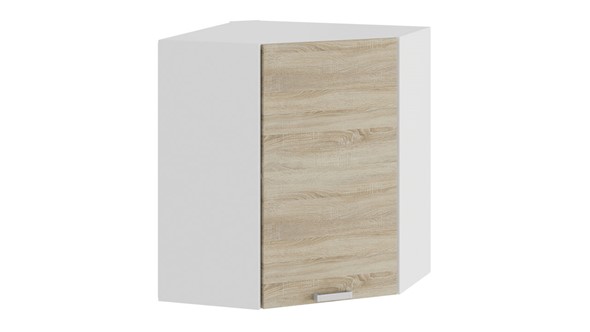 Кухонный шкаф угловой Гранита 1В6У (Белый/Дуб сонома) в Тюмени - изображение