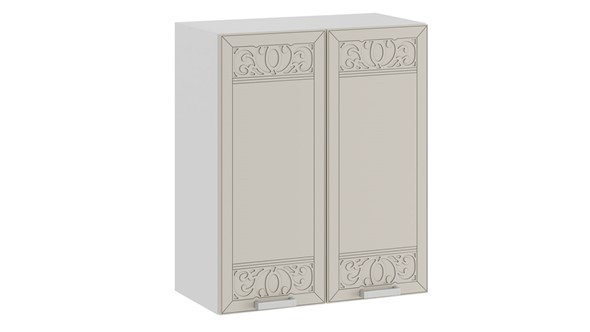 Навесной шкаф Долорес 1В6 (Белый/Крем) в Тюмени - изображение