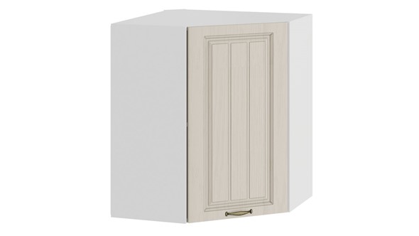 Кухонный угловой шкаф Лина 1В6У (Белый/Крем) в Тюмени - изображение