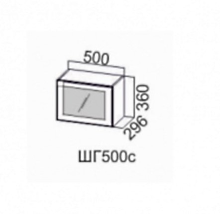 Кухонный шкаф Модерн шг500c/360 в Заводоуковске - изображение