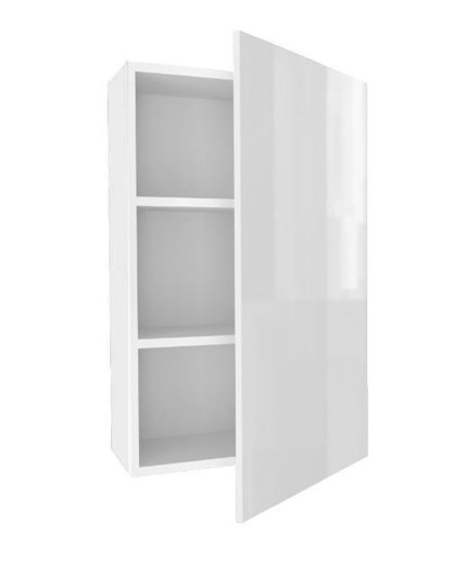Шкаф кухонный высокий 600, Шервуд, ЛД 281.450.000.167, белый/белый глянец в Тюмени - изображение 1