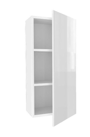 Кухонный высокий шкаф 450, Шервуд, ЛД 281.430.000.165, белый/белый глянец в Тюмени - изображение 1