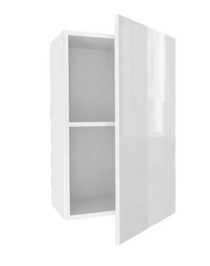 Шкаф кухонный 450, Шервуд, ЛД 281.330.000.159, белый/белый глянец в Тюмени - изображение 1