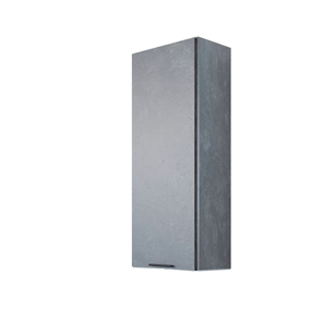 Шкаф-пенал навесной Модус, пн400/(720/296) 400х1290х296, цемент темный в Тюмени - предосмотр 2