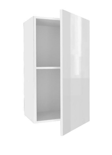 Шкаф на кухню 400, Шервуд, ЛД 281.320.000.158, белый/белый глянец в Тюмени - изображение 1