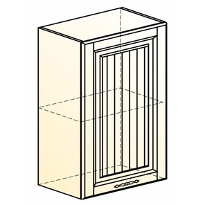 Навесной кухонный шкаф Бавария L500 H720 (1 дв. гл.) в Тюмени - предосмотр