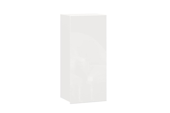 Кухонный высокий шкаф 450, Шервуд, ЛД 281.430.000.165, белый/белый глянец в Тюмени - изображение