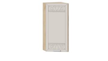 Торцевой шкаф на кухню Долорес 1В3Т (Дуб крафт золотой/Крем) в Тюмени