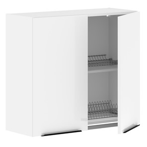 Навесной шкаф с посудосушителем IBIZA Белый MHSU 8072.1P (800х320х720) в Тобольске