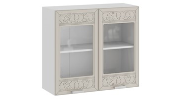 Шкаф кухонный Долорес 1В8С (Белый/Крем) в Тюмени