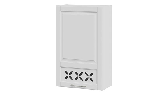 Кухонный навесной шкаф Скай В_96-60_1ДРД(L) (Белоснежный софт) в Тюмени - изображение