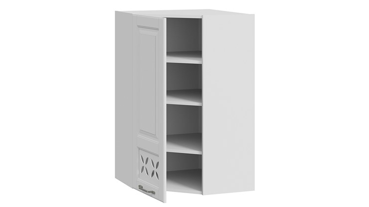 Кухонный угловой шкаф Скай ВУ45_96-(40) _1ДРД(L) (Белоснежный софт) в Тюмени - изображение 1