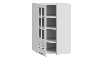 Кухонный угловой шкаф Скай ВУ45_96-(40)_1ДРДc(L) (Белоснежный софт) в Тюмени - предосмотр 1