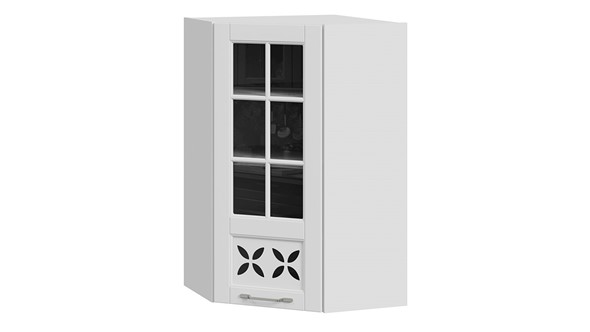 Кухонный угловой шкаф Скай ВУ45_96-(40)_1ДРДc(L) (Белоснежный софт) в Тюмени - изображение