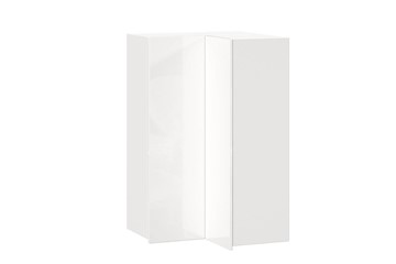 Шкаф кухонный угловой высокий Шервуд, ЛД 281.570.000.170, белый/белый глянец в Тюмени