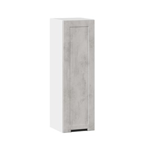 Кухонный шкаф 300 высокий Джамис ЛД 296.410.000.024, Белый/Белый камень в Тюмени