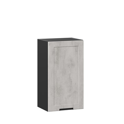 Кухонный шкаф 400 Джамис ЛД 296.320.000.059, Черный/Белый камень в Заводоуковске - изображение