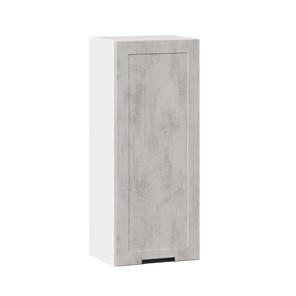 Кухонный шкаф 400 высокий Джамис ЛД 296.420.000.025, Белый/Белый камень в Тюмени