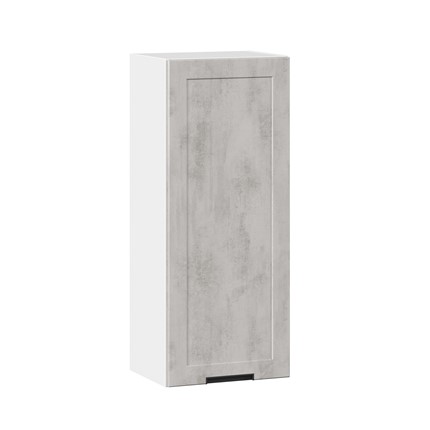 Кухонный шкаф 400 высокий Джамис ЛД 296.420.000.025, Белый/Белый камень в Заводоуковске - изображение