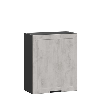 Кухонный шкаф 600 Джамис ЛД 296.350.000.062, Черный/Белый камень в Тюмени - изображение