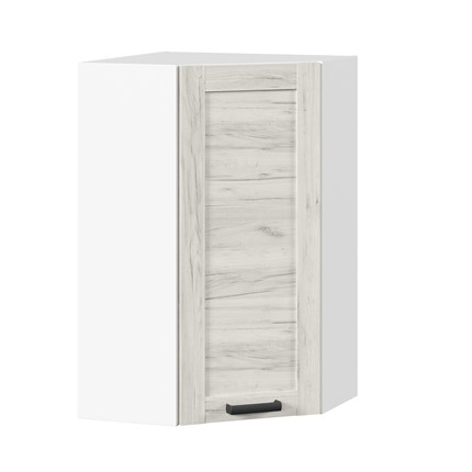 Шкаф на кухню 600 угловой высокий Винченца ЛД 234.620.000.042, Белый/Дуб Крафт белый в Тюмени - изображение