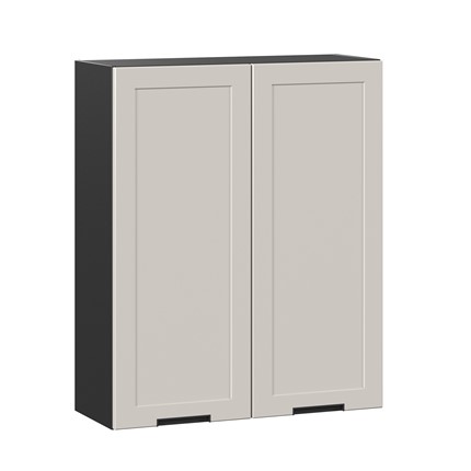 Кухонный шкаф 800 высокий Джамис ЛД 296.460.000.155, Чёрный/Кашмир в Заводоуковске - изображение