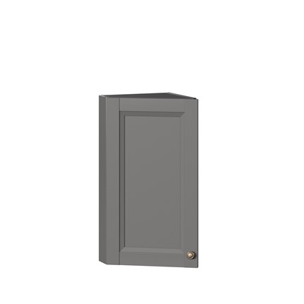 Навесной шкаф Амели-3 350 окончание ЛД 299.690.000.060, Черный/Оникс серый в Заводоуковске - изображение