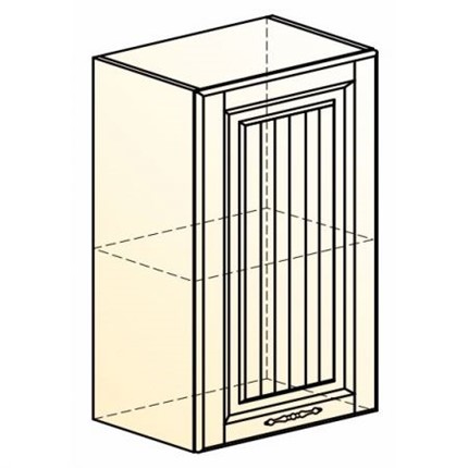 Шкаф на кухню Бавария L450 H720 (1 дв. гл.) в Тюмени - изображение