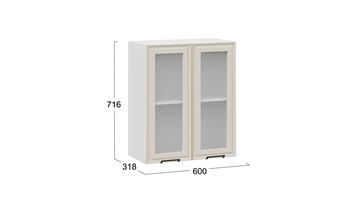 Кухонный шкаф Белладжио 1В6С (Белый, Софт панакота) в Тюмени - предосмотр 2