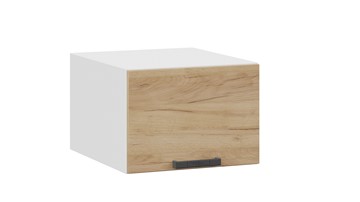 Кухонный навесной шкаф Детройт 1В5ГП (Белый/Дуб Крафт золотой) в Тюмени - предосмотр