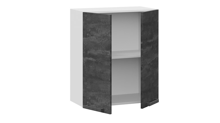 Шкаф на кухню Детройт 1В6 (Белый/Угольный Камень) в Тюмени - изображение 1