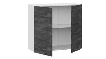 Навесной кухонный шкаф Детройт 1В8 (Белый/Угольный Камень) в Тюмени - предосмотр 1