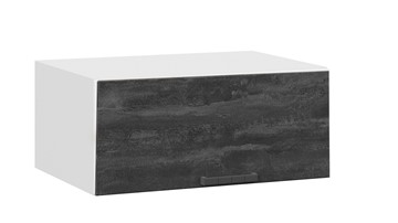Шкаф настенный Детройт 1В8ГП (Белый/Угольный Камень) в Тюмени - предосмотр