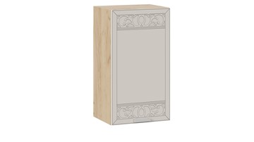 Навесной кухонный шкаф Долорес 1В4 (Дуб крафт золотой/Крем) в Тюмени