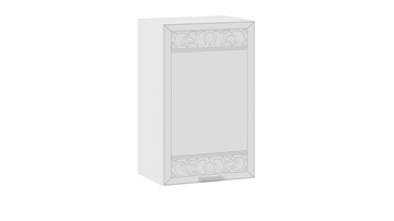 Настенный шкаф Долорес 1В45 (Белый/Сноу) в Тюмени