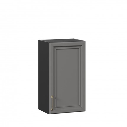 Шкаф на кухню Джелатто 400 ЛД 241.320.000.143, Черный/Оникс серый в Тюмени - изображение