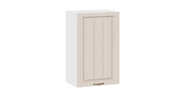 Кухонный навесной шкаф Лина 1В45 (Белый/Крем) в Тюмени - изображение
