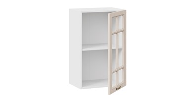 Кухонный навесной шкаф Лина 1В45С (Белый/Крем) в Тюмени - предосмотр 1