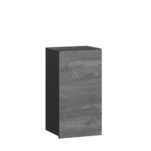 Шкаф настенный Паола ЛД 590.320.000.069 400 (Черный/Камень железный) в Тюмени