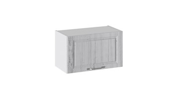 Навесной кухонный шкаф Прованс (Белый глянец/Санторини светлый) В_36-60_1ДО в Ишиме