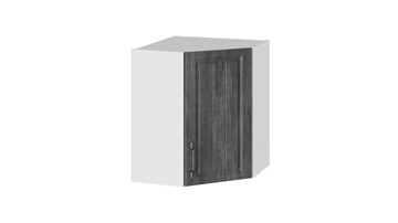 Навесной шкаф Прованс (Белый глянец/Санторини темный) угловой ВУ45_72-(40)_1ДР в Ишиме
