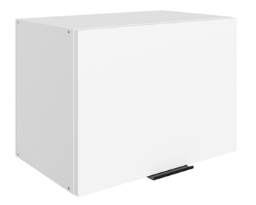Навесной кухонный шкаф Стоун L500 Н360 (1 дв. гл.) (белый/джелато софттач) в Тюмени