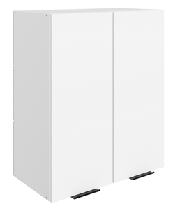 Кухонный шкаф Стоун L600 Н720 (2 дв. гл.) (белый/джелато софттач) в Тюмени