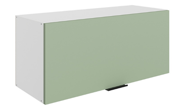 Кухонный шкаф Стоун L800 Н360 (1 дв. гл.) (белый/полынь софттач) в Тюмени